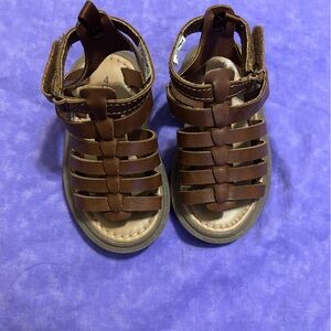 Brown Gladiator Sandals Toddler Size 4